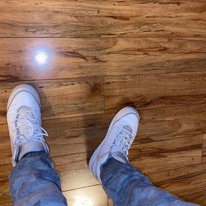 air jordan’s white high tops